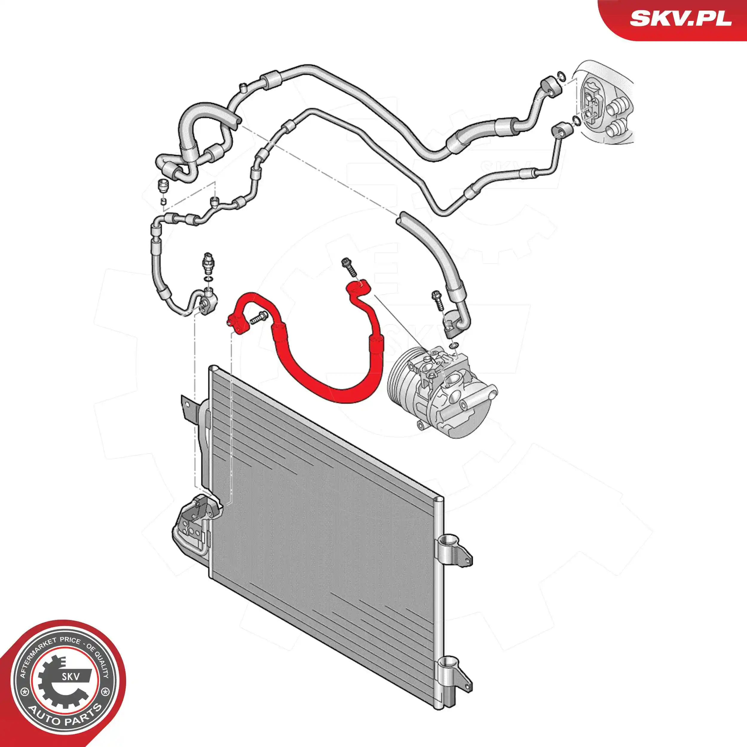 High-pressure Line, air conditioning